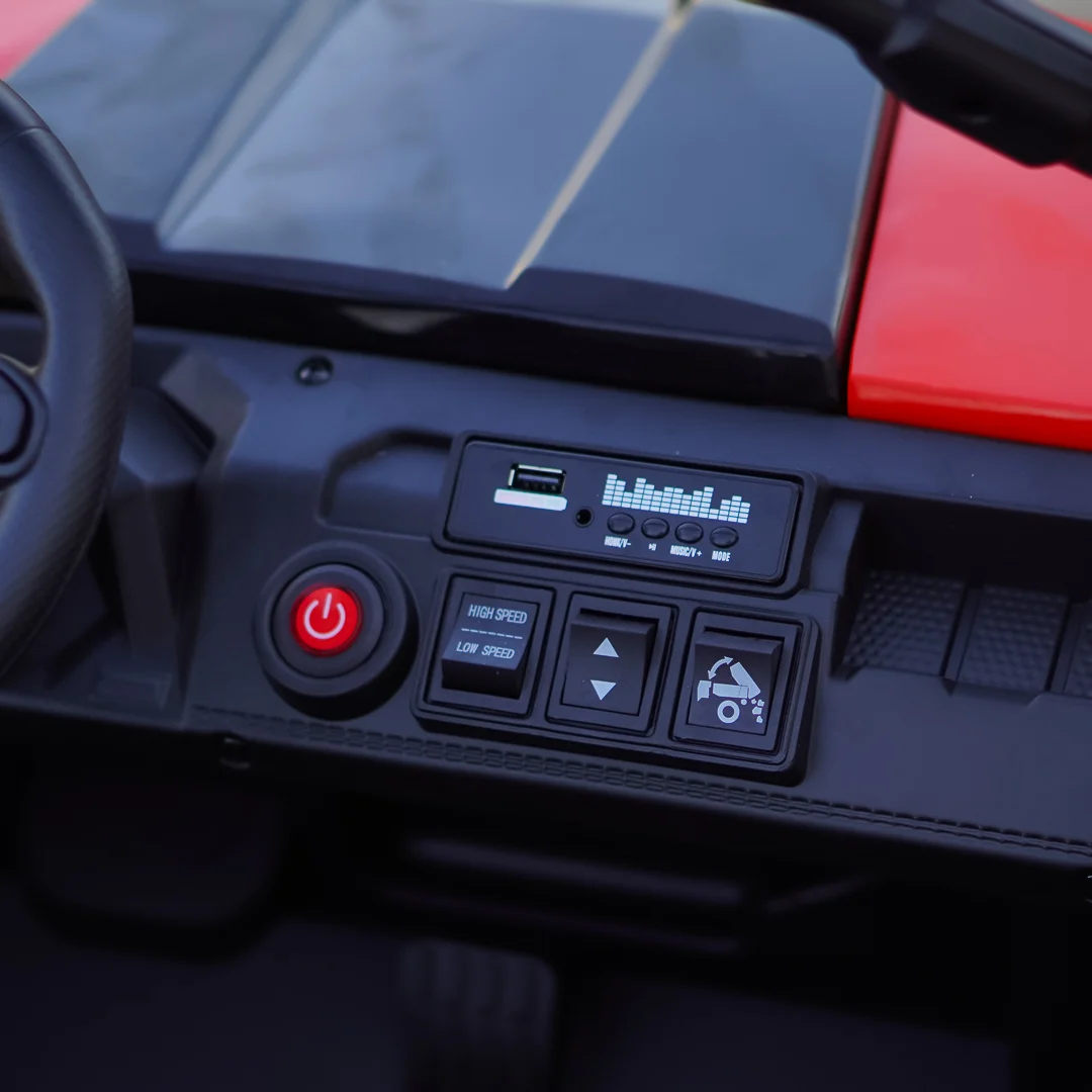 Kids Electric UTV X-Force 24V 300W , Premium 2 Seats, red [5]