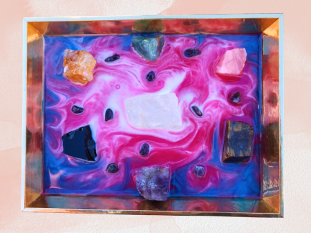 Produse - "Crystal Grids for Your Home Protection – Energetically Infused by Alexandru Răducanu" - 15x20CM