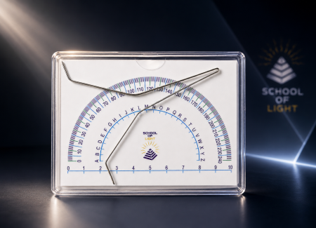 Produse - School of Light Dowsing Rod and Protractor (FREE SHIPPING WORLD WIDE)