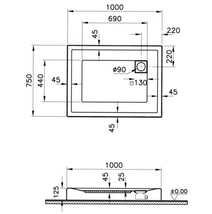 100x75cm, rectangulara mb | 57080001000 [2]