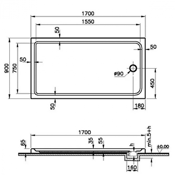170x90 monoflat | 64410001000 [2]