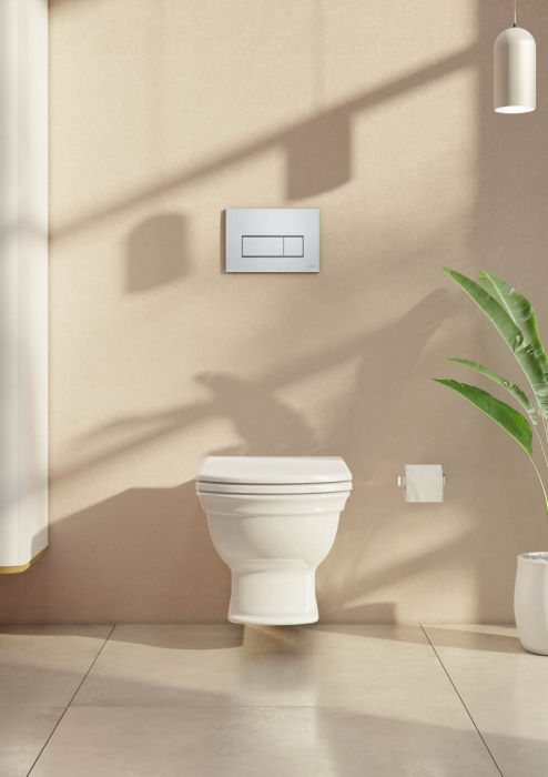 Clapeta actionare WC VitrA Root Square, finisaj crom lucios | 740-2380 [4]