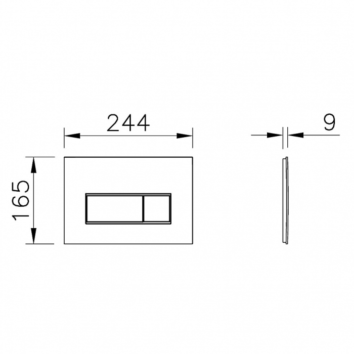 Placa de comanda Root, auriu mat | 740-2324 [2]