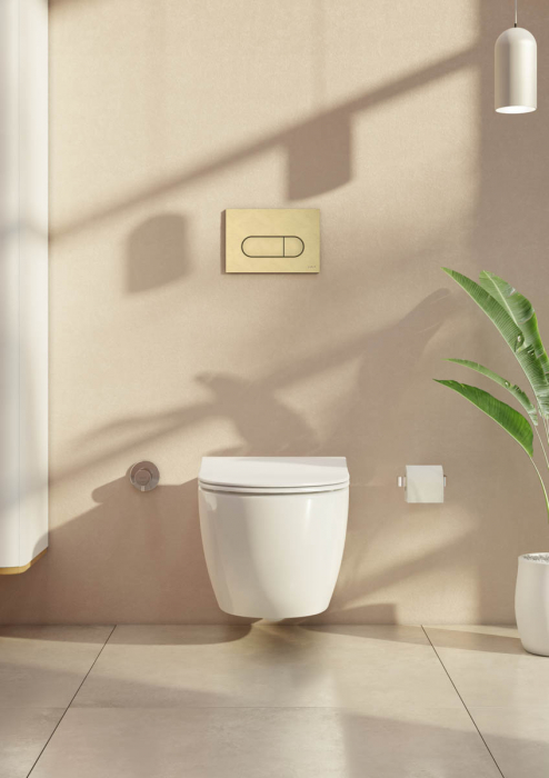 Placa de clatire rotunda Root, auriu francez periat | 740-2225 [3]