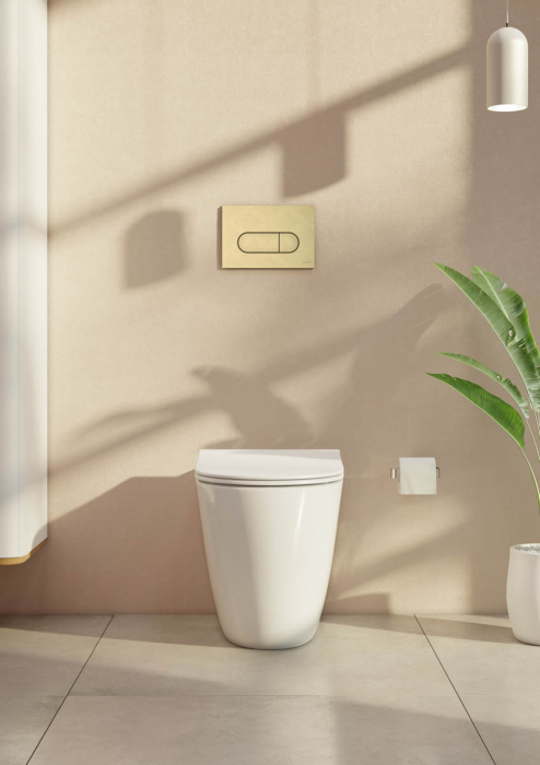 Placa de clatire rotunda Root, auriu francez periat | 740-2225 [4]