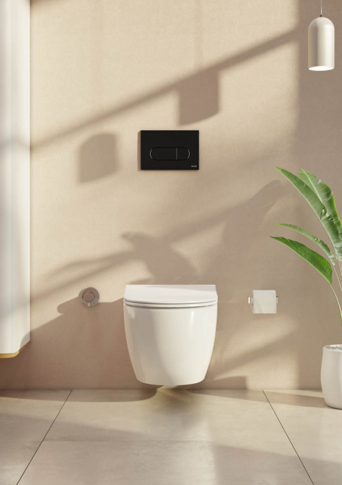 Placa de clatire rotunda Root, negru lucios | 740-2250 [3]
