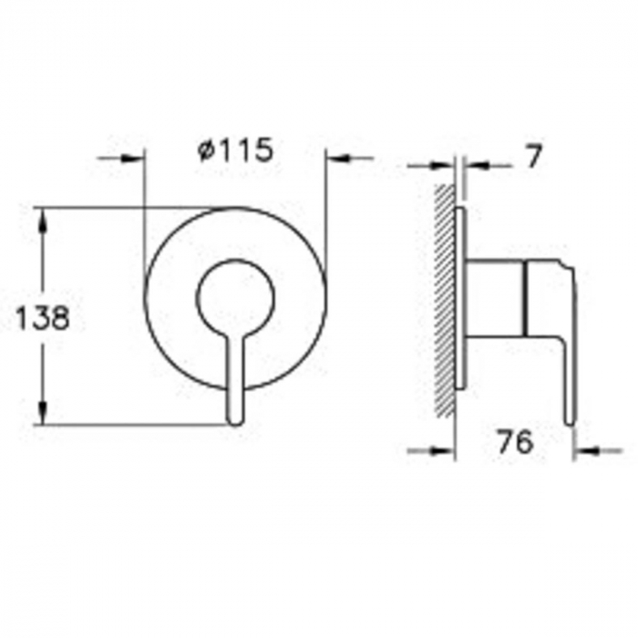 Baterie ingropata dus A42896