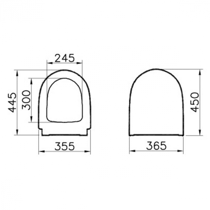 bella capac WC, inchidere lenta soft close, functie de eliberare rapida | 86-003R009 [2]