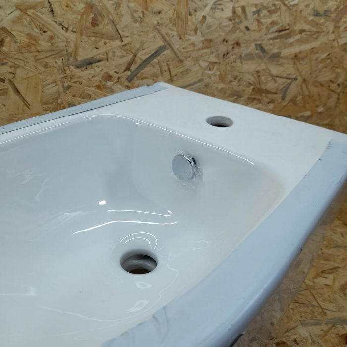 Bideu pe pardoseala lipit de perete 54cm, alb | 5986B003-0288 [5]