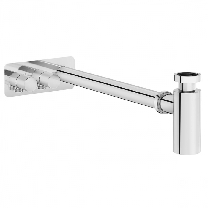Sifon scurgere asimetric pentru lavoar, cu 1 rozeta | A45156 [1]