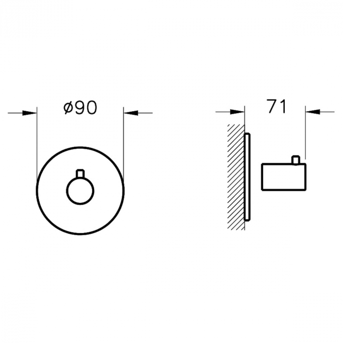 Deviator incastrat cu 3 cai partea aparenta | A4285934 [2]
