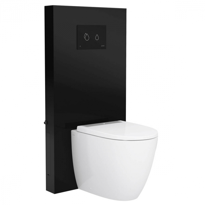 Cadru wc cu rezervor din sticla gros pentru WC pe pardoseala   773-1761-01