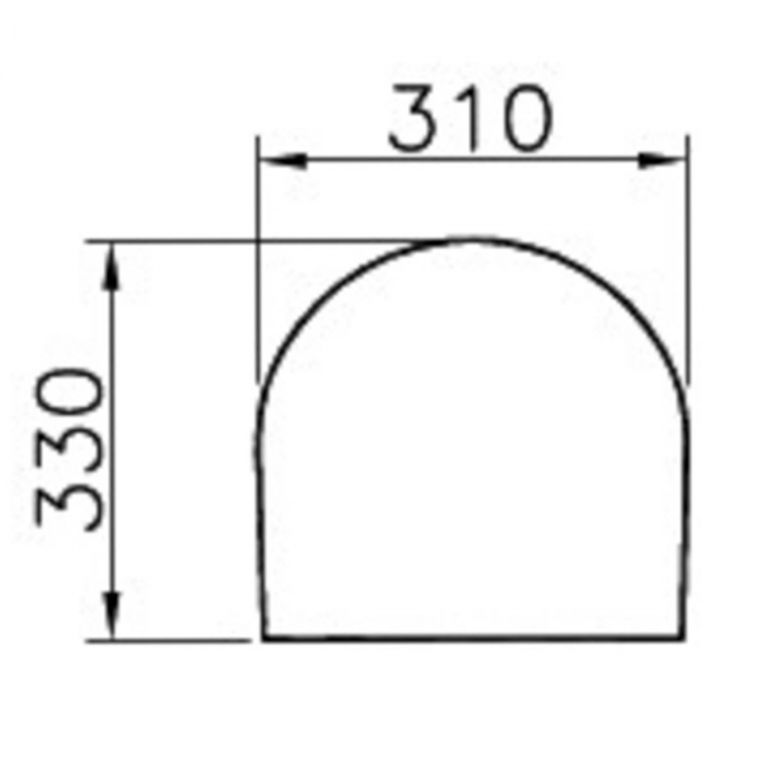 Capac de pisoar duroplast, cu balamale metalice, fixare de sus | 31-003-001 [2]