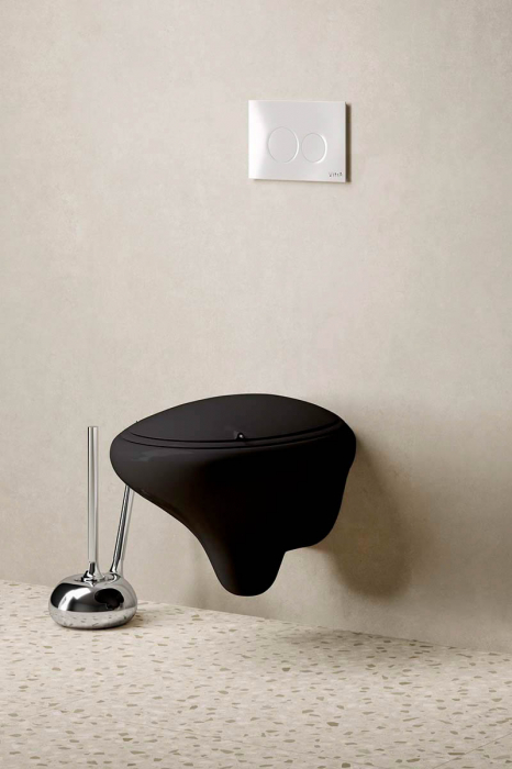 Capac WC, duroplast, inchidere lenta soft close, balamale detasabile, led - uri pe capac WC, negru | 166-070-009 [3]