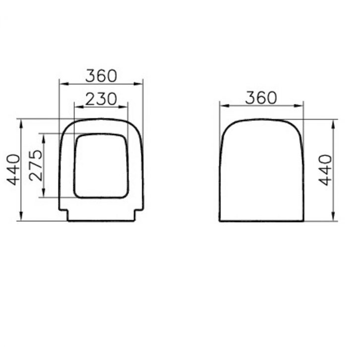 Capac WC inchidere lenta soft close | 77-003-009 [2]