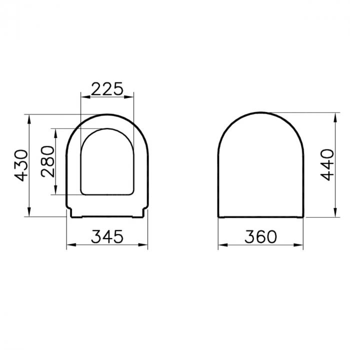 Capac WC inchidere lenta soft close | 94-003-009 [2]