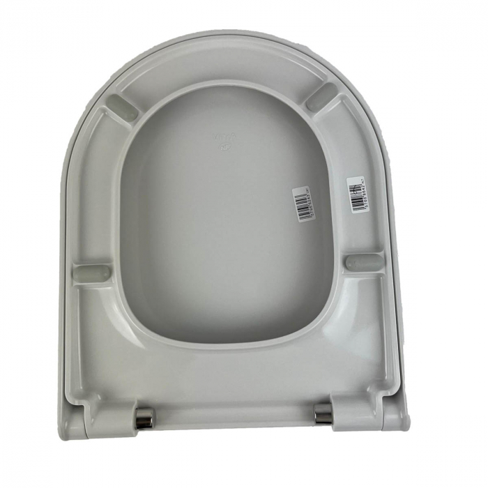 Capac WC Inchidere lenta soft close, detasabil cu balamale metalice, fixare de sus | 108-003-009 [4]