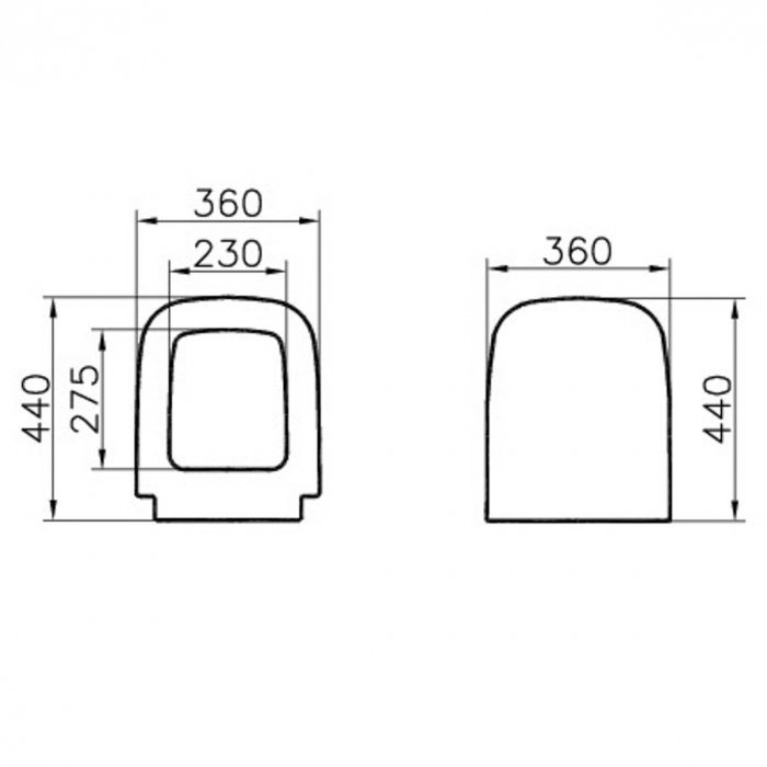 Capac WC inchidere lenta soft close, functie de eliberare rapida | 77-003R009 [2]