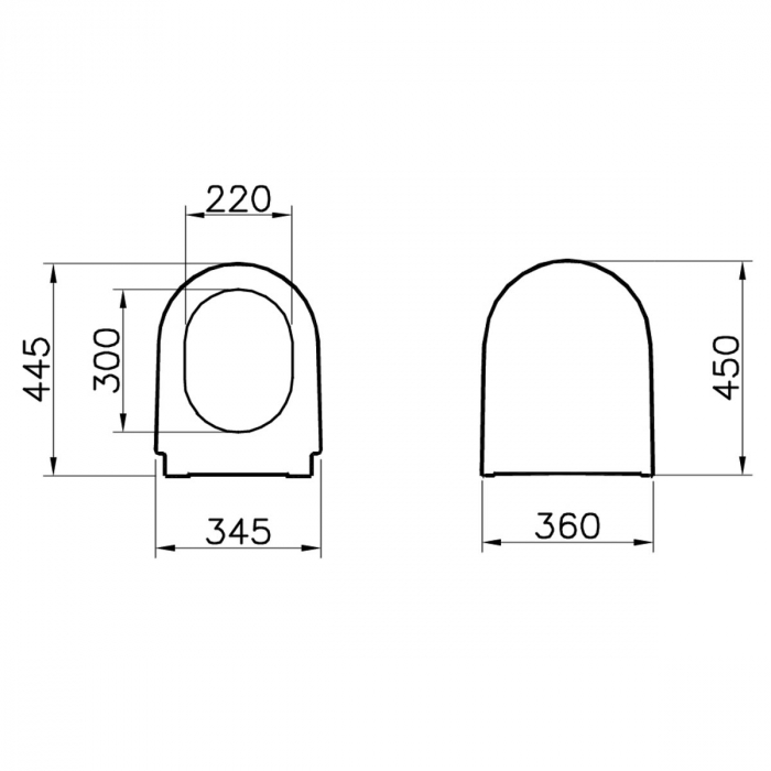 Capac WC inchidere lenta soft close, functie de eliberare rapida | 89-003R009 [2]
