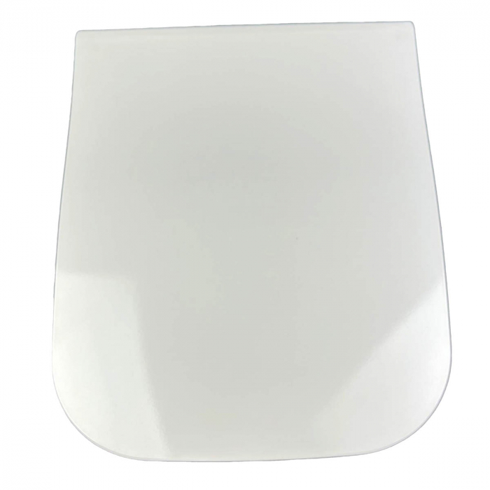 Capac WC slim detasabil cu balamale metalice, fixare de sus, inchidere lenta soft close | 191-003-009 [7]