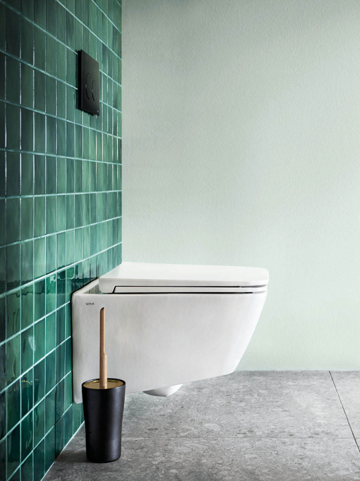 Capac WC slim, duroplast, inchidere lenta soft close, detasabil cu balamale metalice, fixare de sus, alb | 119-003-009 [3]