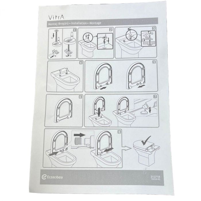 Capac WC slim, inchidere lenta soft close, design Metropole | 122-003-009 [8]