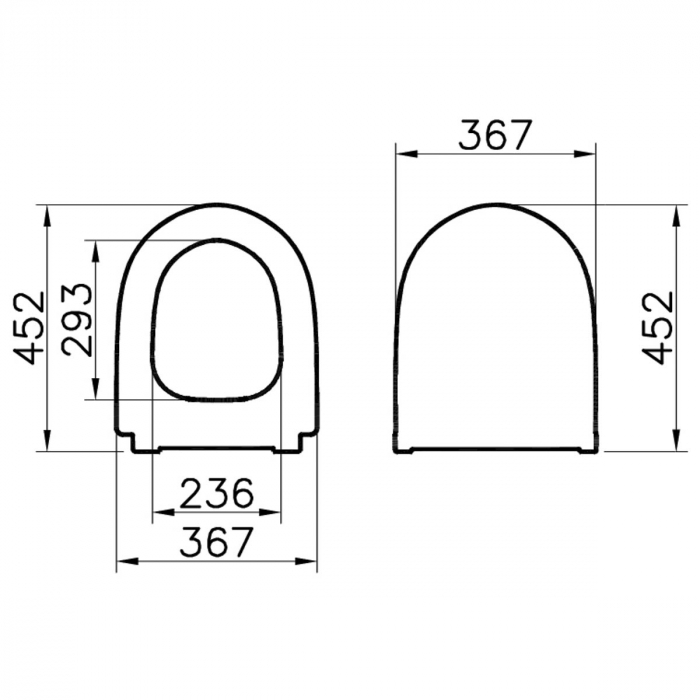 capac WC slim, inchidere lenta soft close, functie de eliberare rapida, taupe mat | 120-020R009 [2]