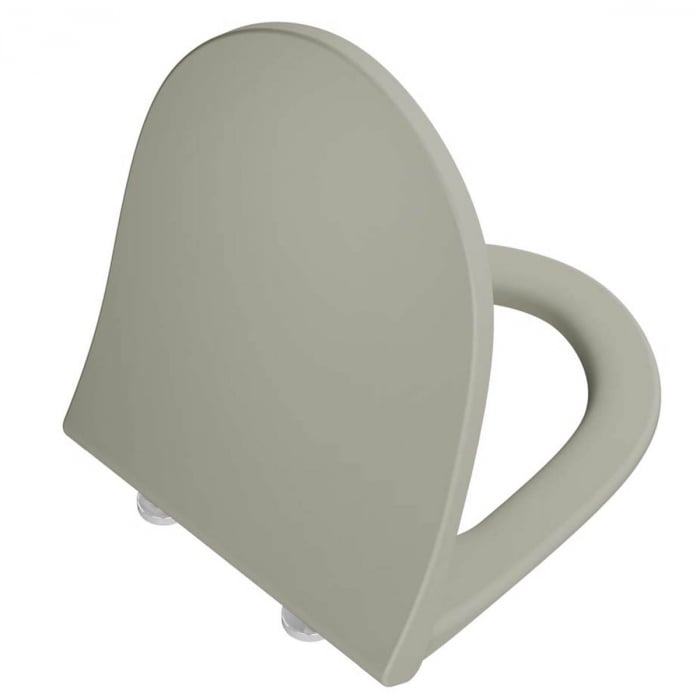 capac WC slim, inchidere lenta soft close, functie de eliberare rapida, taupe mat   130-020R009