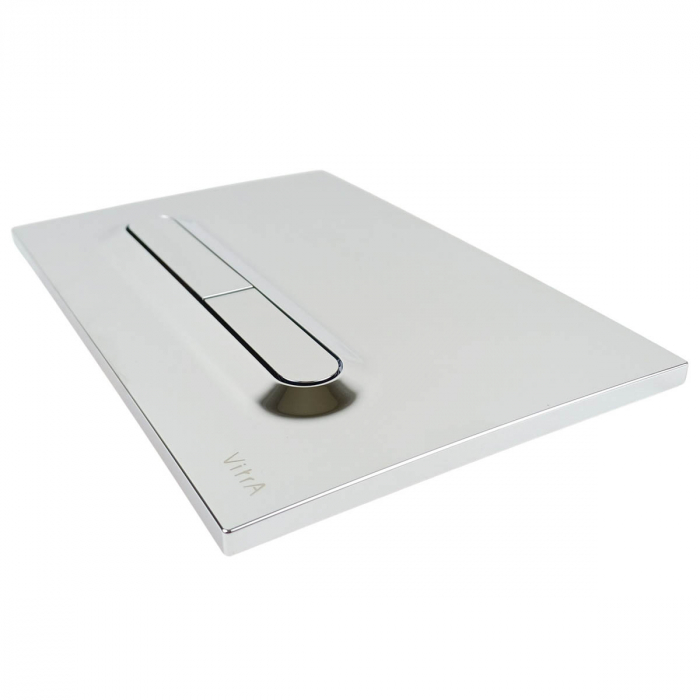 Clapetă de acționare Loop T, crom, acționare prin buton | 740-0780 [9]