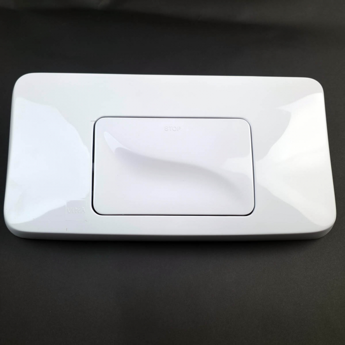 Clapeta de actionare VitrA cu un singur buton, alb | 426238YP [3]