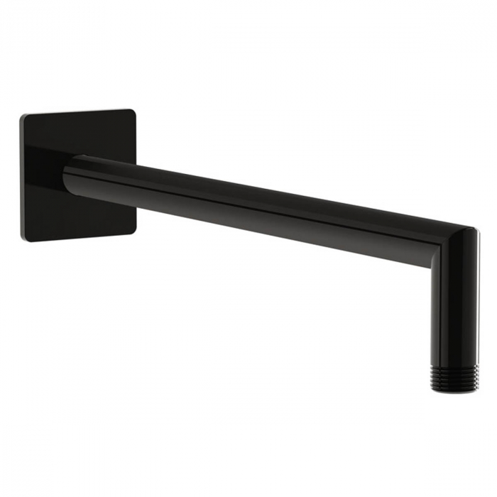 Teava de conexiune 90 grade - montaj pe perete, negru lucios | A4575339 [1]