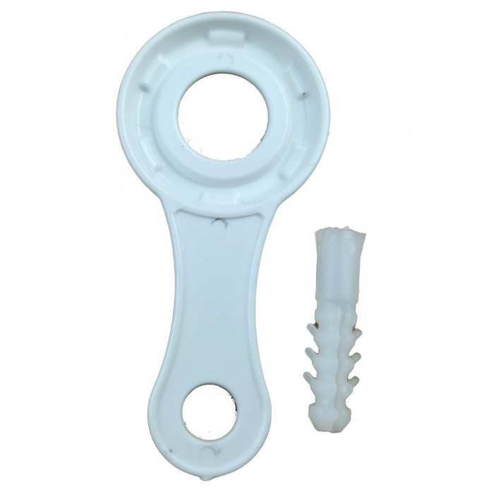 Dus igienic de mana cromat, cu furtun din otel inoxidabil 120cm, cap rotativ, buton actionare in partea interioara | 4029-PLS [8]