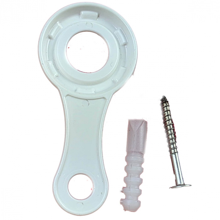 Dus igienic de mana cromat, cu furtun gri plastic 120cm, cu cap rotativ, buton actionare in partea interioara | 4032-PLS [6]