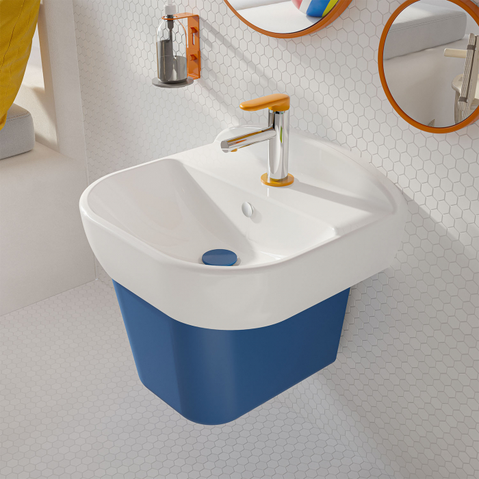 Semipiedestal pentru lavoar copii albastru | 7354B021-0156 [10]