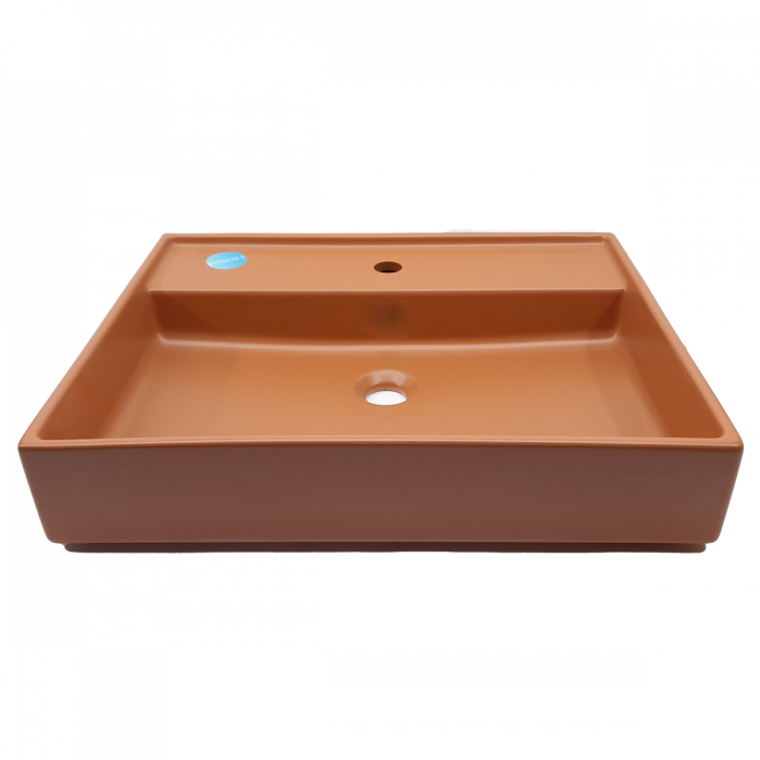 Lavoar / chiuveta baie 60cm x 46cm, cu orificiu pentru baterie, fara orificiul preaplin | 7414B077-0041 [5]