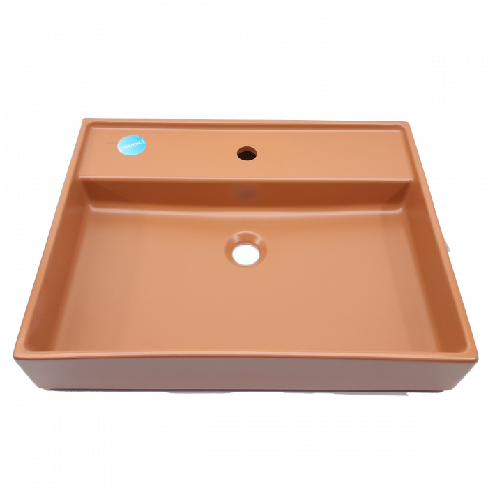 Lavoar / chiuveta baie 60cm x 46cm, cu orificiu pentru baterie, fara orificiul preaplin | 7414B077-0041 [3]