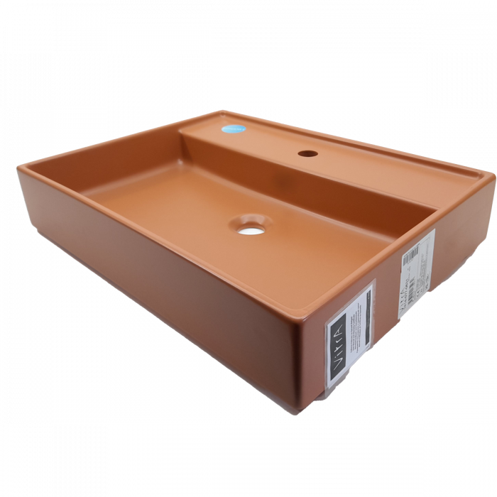 Lavoar / chiuveta baie 60cm x 46cm, cu orificiu pentru baterie, fara orificiul preaplin | 7414B077-0041 [4]