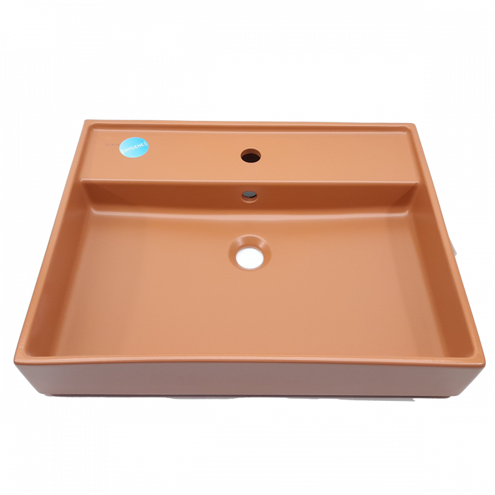 Lavoar / chiuveta baie 60cm x 46cm, cu orificiul pentru baterie si preaplin | 7414B077-0001 [8]