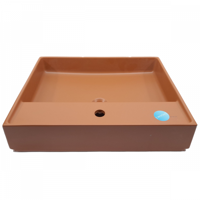 Lavoar / chiuveta baie 60cm x 46cm, cu orificiul pentru baterie si preaplin | 7414B077-0631 [6]