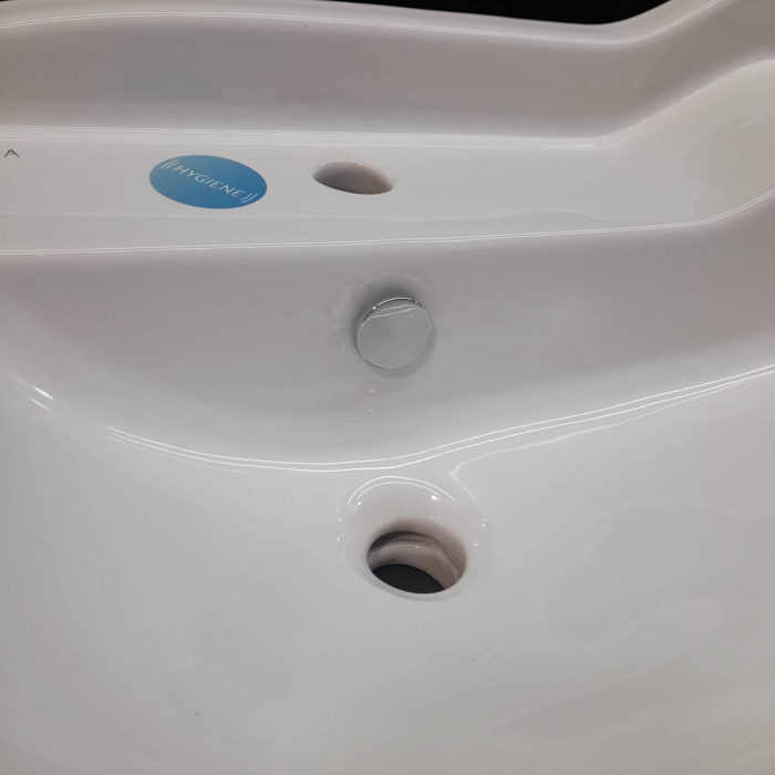 Lavoar / chiuveta baie copii cu 3 nivele, 125cm, 3 orificii pentru baterie, cu orificiul preaplin | 7352B003-1742 [5]