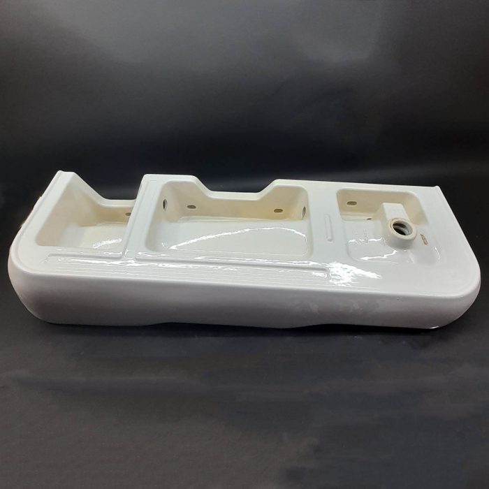 Lavoar / chiuveta baie copii cu 3 nivele, 125cm, 3 orificii pentru baterie, cu orificiul preaplin | 7352B003-1742 [4]