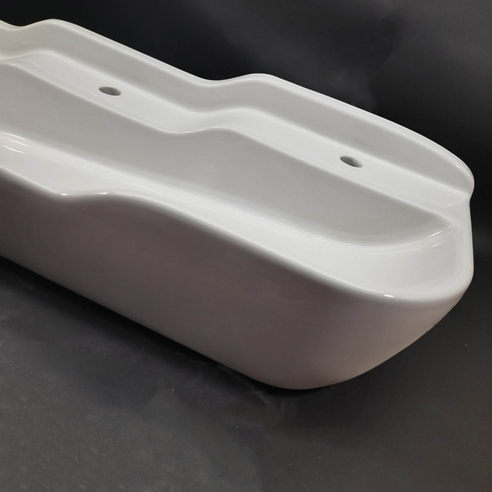 Lavoar / chiuveta baie copii cu 3 nivele, 125cm, 3 orificii pentru baterie, cu orificiul preaplin | 7352B003-1742 [9]