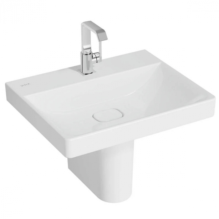 Lavoar / chiuveta baie standard 60cm cu orificiu pentru baterie, fara orificiul preaplin | 7526B003-0041 [2]