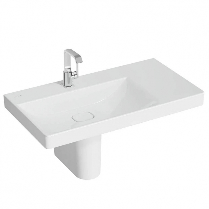 Lavoar / chiuveta baie standard, 90cm cu orificiu pentru baterie, fara orificiul preaplin | 7528B003-0041 [2]