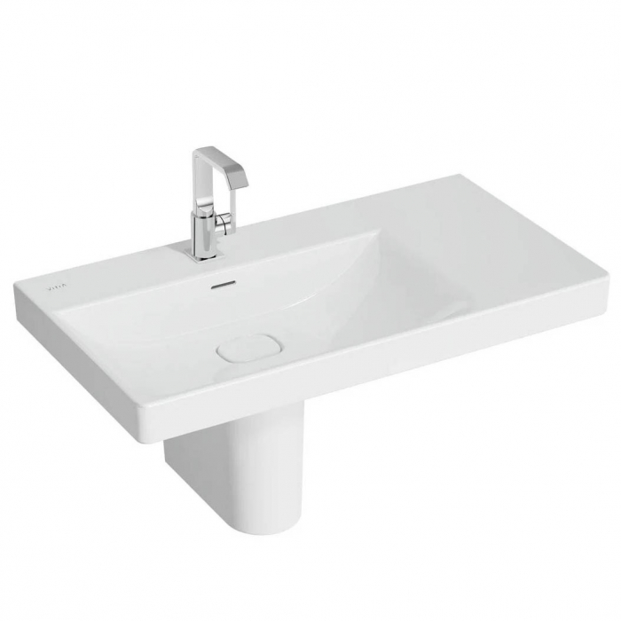 Lavoar / chiuveta baie standard, 90cm cu orificiul pentru baterie si preaplin | 7528B003-0001 [2]