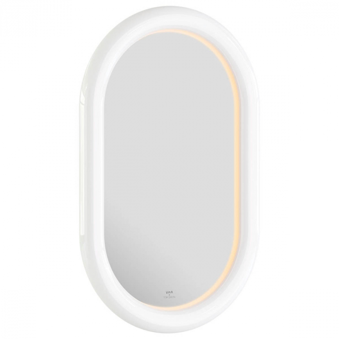 Illuminated mirror, cu ceramica cadru, 50x80cm, wired to room lighting 66743