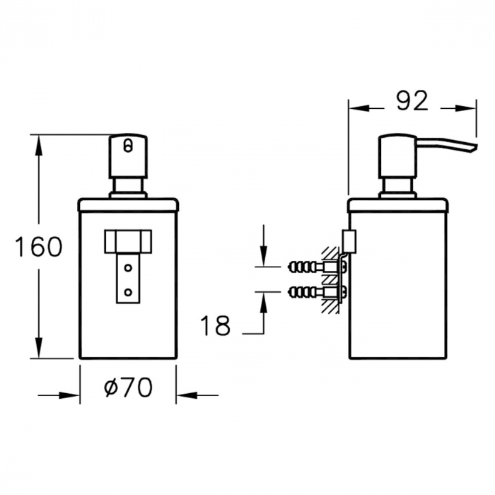 Dozator / dispenser sapun lichid | A44370 [2]