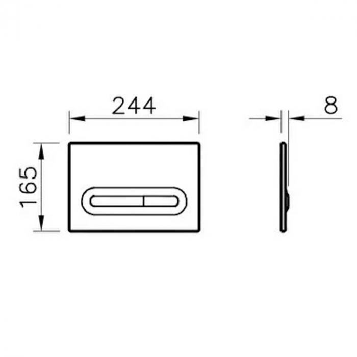 Clapeta de actionare anti-fingerprint, fara urme de degete dupa apasare | 740-0786 [2]