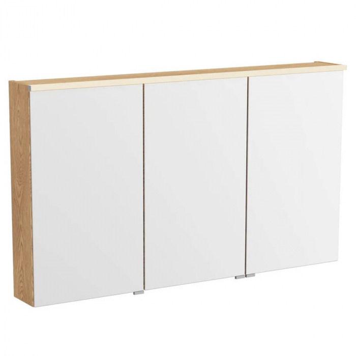 Edge mirror cabinet 120 cm, light oak | 67148 [1]
