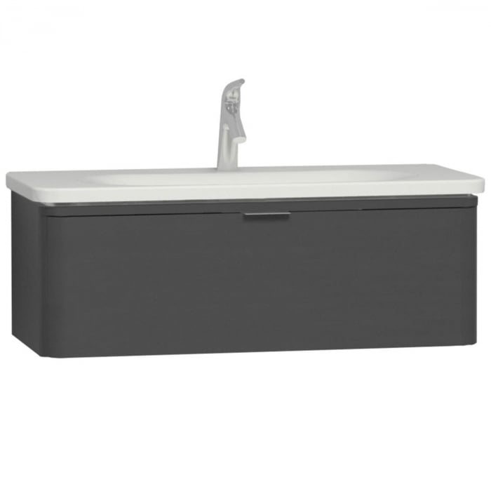 Unitate de baza lavoar baie 100cm, cu 1 drawer, anthracite inalt gloss   56140